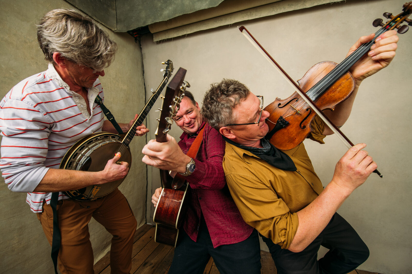 Sanders, Krekel and Pond mid-tune